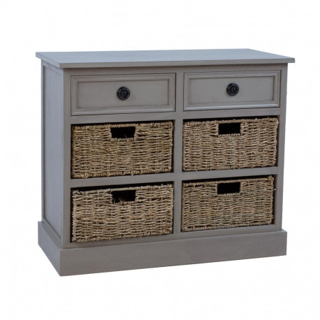 Cabinet with basket drawers KENT 76x33xH66cm