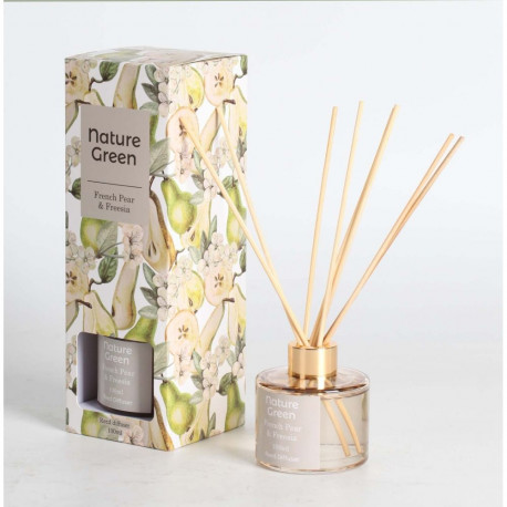 Kodulõhnastaja NATURE GREEN 100ml, French Pear & Freesia