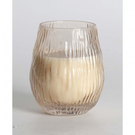 Lõhnaküünal klaasis NATURE GREEN H10,8cm, French Pear & Freesia