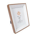 Photo frame DECOR, 15x20cm, white/wood