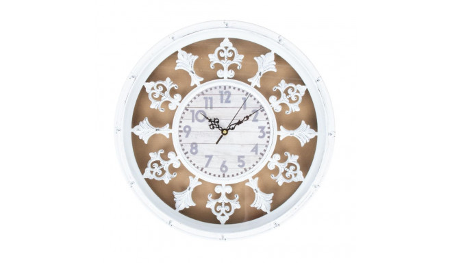 Wall clock ORNAMENT D44cm, white