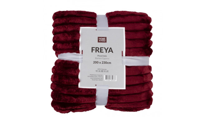 Pleed FREYA XL 200x230cm, tumepunane