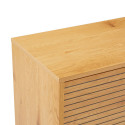 Sideboard LINE 110x40xH74cm, melamine with oak bark