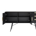 Sideboard PIXAR 150x40xH80cm, black