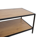 Coffee table HEDVIG 100x50xH40cm, ash/black