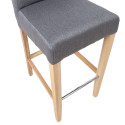 Bar chair BOSTON grey