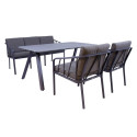 Garden furniture set KAHLA table, sofa, 2 chairs