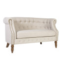 Sofa HOLMES 2-seater, beige fabric