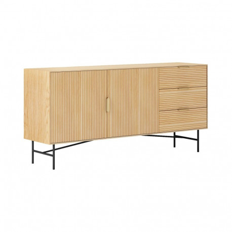 Kumode BASSEL 160x40H75cm, 3D melamīns