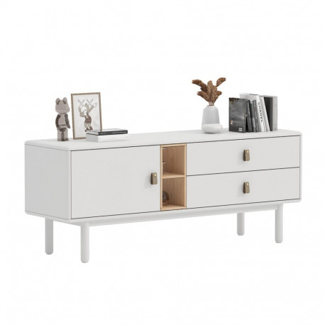 Sideboard IRIS 140x40xH55cm, white