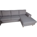Corner sofa HARALD LC grey