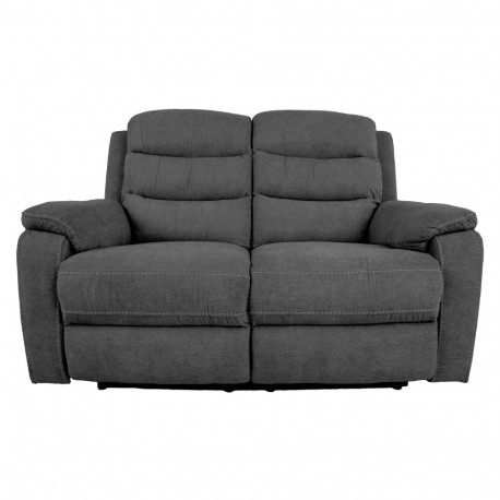 Recliner sofa MIMI 2-seater with electric mechanism, grey