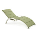 Deck chair MERIDIAN white