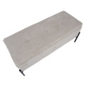 Bench RORI with storage box, beige