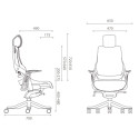 Task chair WAU grey/white