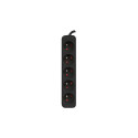 Lanberg pikendusjuhe 5 pesa 3m, must (PS0-05E-0300-BK)