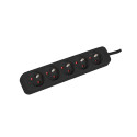 Lanberg pikendusjuhe 5 pesa 3m, must (PS0-05E-0300-BK)