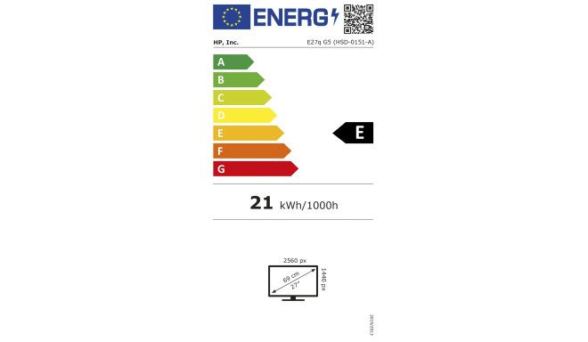 HP E27Q G5 monitor