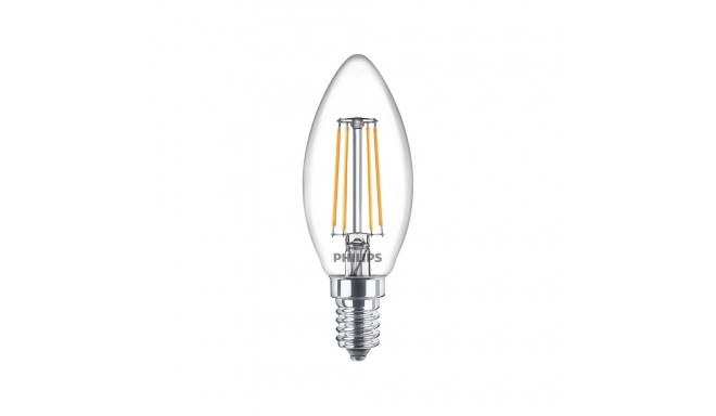 LED CLASSIC 40W B35 E14 soe valge läbipaistev mittehämardatav