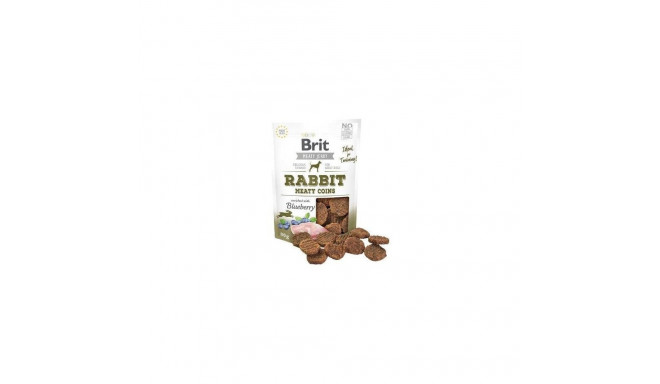 BRIT JERKY RABBIT MEATY COINS 80G