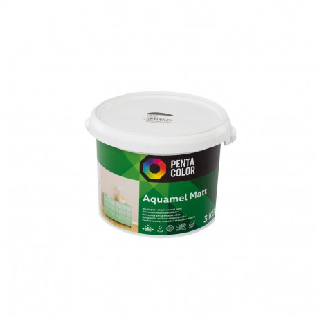 AQUAMEL must värv, 3 kg, matt