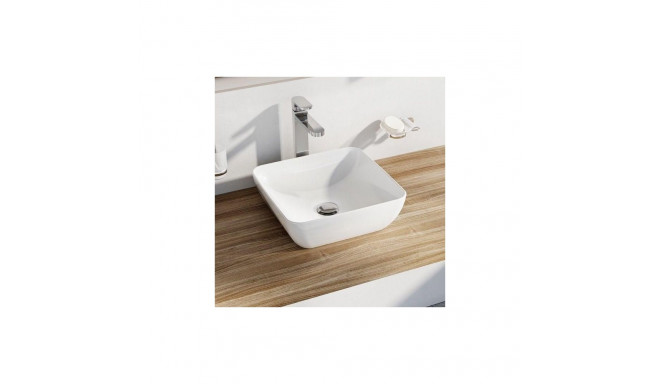 Washbasin Uni 380 S Slim ceramic white