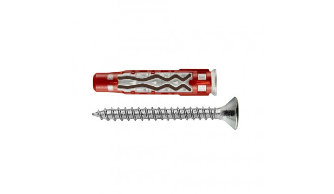 NYLON PLUG WIT SCR 6X35 BLUEFIX100PCS