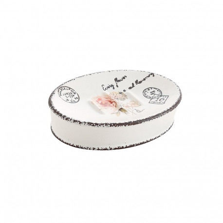 CLOTHILDE SOAP HOLDER WHITE