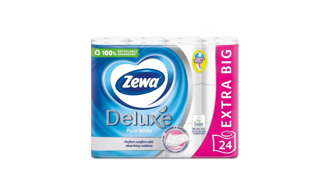 PAPER WC ZEWA DELUXE WHITE 3PLY 24PCS