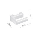 TOILET PAPER HOLDER JUNIOR 8024 02 WHIT