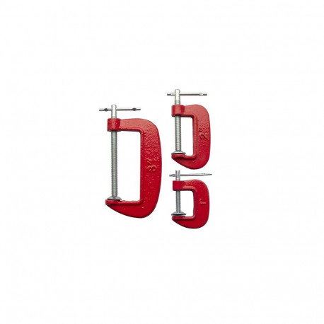 IRON CLAMP SET VG358 25-50-75MM 3 tk klambrite komplekt