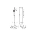 THERMOSTAT BATH MIXER NOVA 7414U