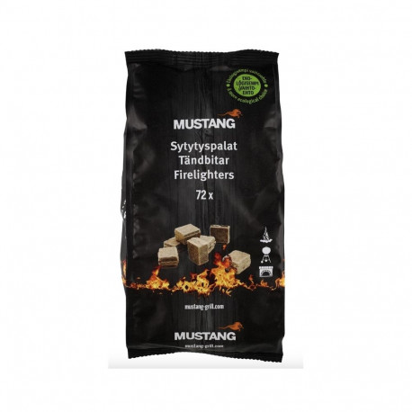 Mustang EKO süütekuubikud 72 tk