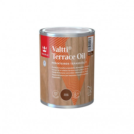 VALTTI TERRACE OIL 0.9L BROWN