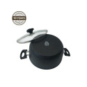 CASSEROLE 20 W/LID BLACK STONE INDUCTION