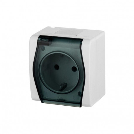 SOCKET HERMES2 valge/hall IP44 1024-01