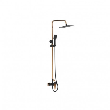 SHOWER COLUMN MIDNIGHT BLACK/GOLD