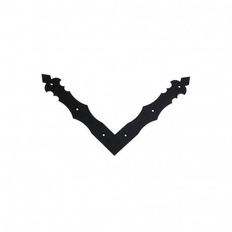 DECORATIVE CORNER 89972 100X15X2.0MM BLA