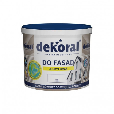 FACADE PAINT POLINIT WHITE 10 L