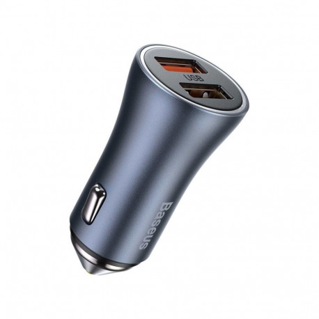 AUTOLAADIJA 12-24V 2XUSB QC4.0 40W HALL