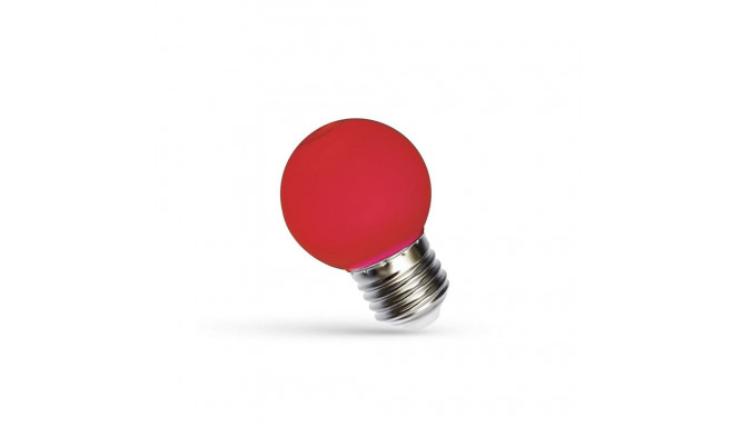 LED KULKA E-27 230V 1W RED SPECTRUM