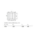 SEWER DOUBLE SOCKET 110 PVC, BROWN