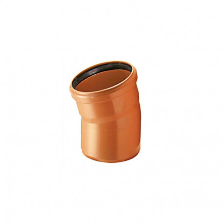 SEWER BEND 160X15PVC,COLOUR-BROWN