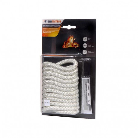 RIBBON FIREPROOF 8MM 2,5M + GLUE