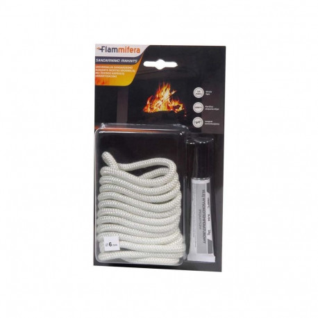 RIBBON FIREPROOF 6MM 2,5M + GLUE