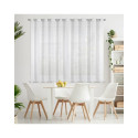 CURTAIN LUCY 140X250 WHITE RINGS D
