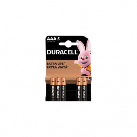 BATTERIES DURACELL AAA 5 PCE