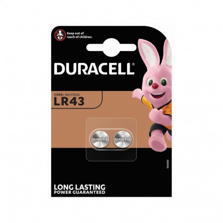 Duracell LR43 patareid 2 tk