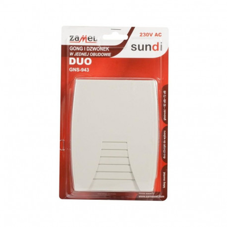 DOOR BELL GNS-943-BIA valge