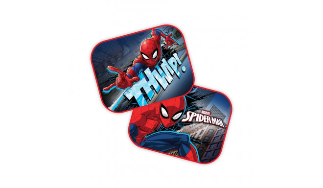 CAR SUNSHADES 2PCS 44x35CM SPIDERMAN